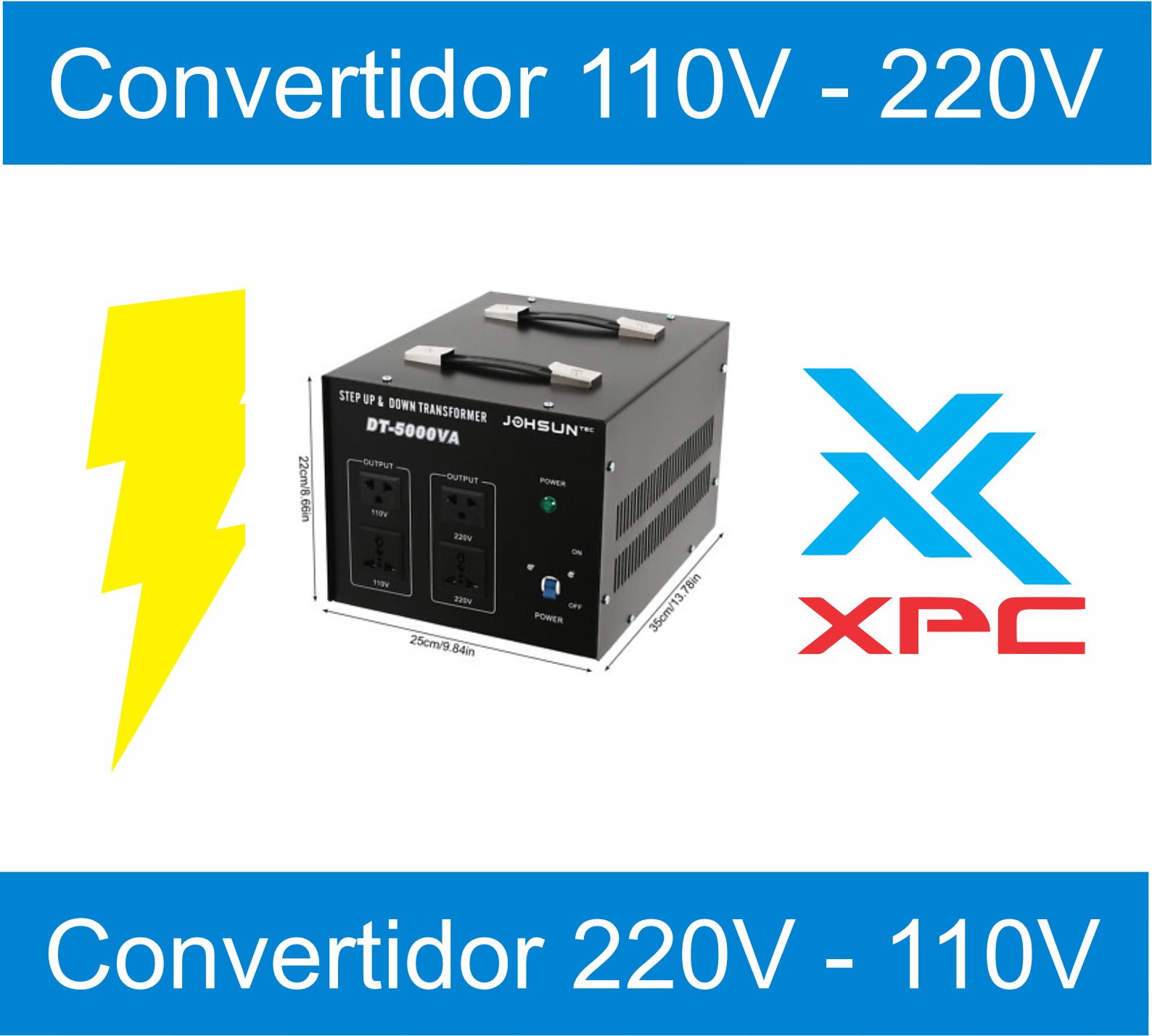 convertidor de voltaje 1350 vatio 